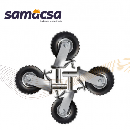 rodajas para andamio samacsa