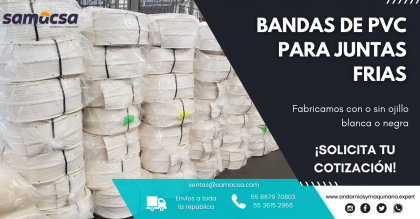 Banda de PVC rollo de 25 mts