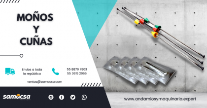 Moños y cuñas para cimbra