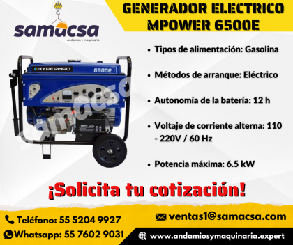 Generador eléctrico Mpower