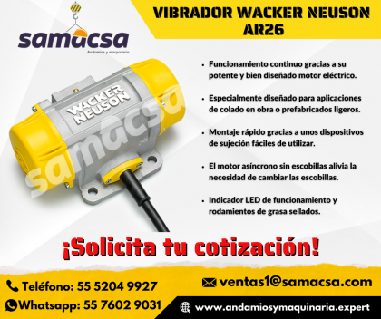Vibrador Wacker Neuson AR26