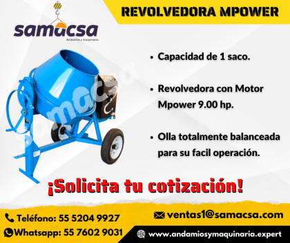 Revolvedora Mpower de 1 saco