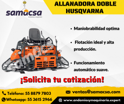Allanadora para acabado de superficies