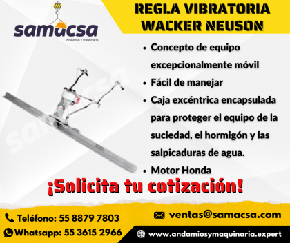 Regla vibratoria Wacker