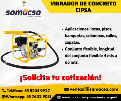 Vibrador a gasolina linea Cipsa