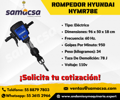 Rompedor marca Hyundai