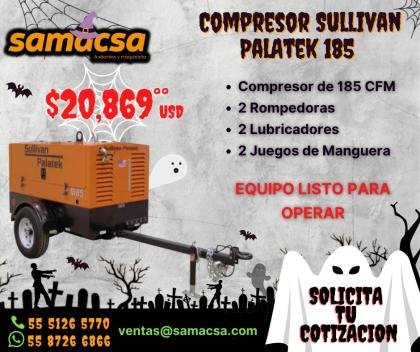 Compresores Sullivan Mod: Palatek 185