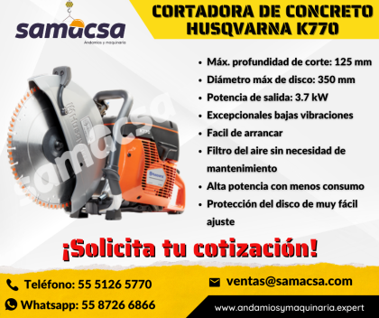 HUSQVARNA Cortadora modelo K770