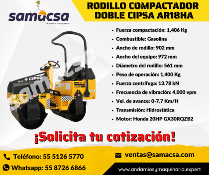 Rodillo doble cipsa
