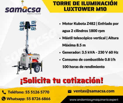 M10 torres de Iluminación