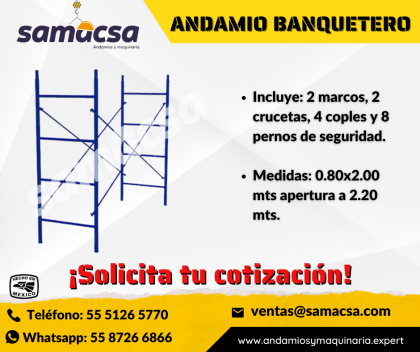 Andamio Banquetero,,