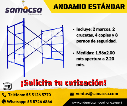 Andamio Tubular Estándar.,