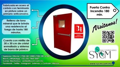 PUERTA CONTRA FUEGO PARA SEGURIDAD