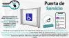 PUERTA DE SERVICIO PARA PERSONAS CON CAPACIDADES DIFERENTES