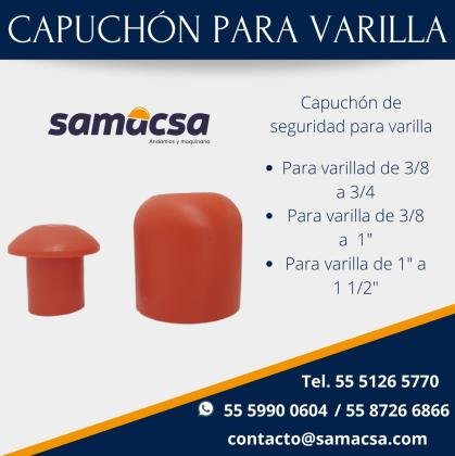 Silletas (capuchón de seguridad para varila)