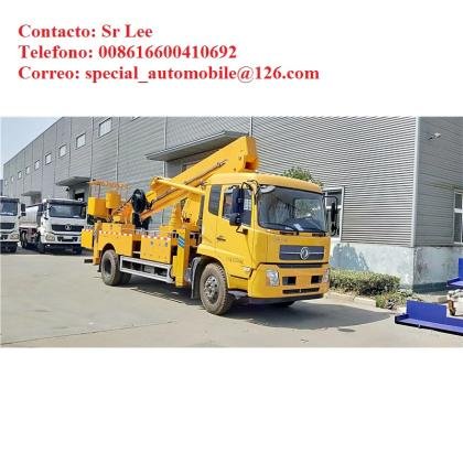 Camion con plataforma elevadora de 28m, oferta china fob