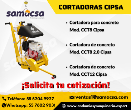 Cortadora de para piso marca: CIPSA