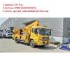 Camion con plataforma elevadora de 28m, oferta china fob