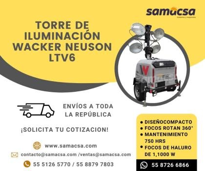 Torre de Iluminación Wacker, mantenimiento 750hrs