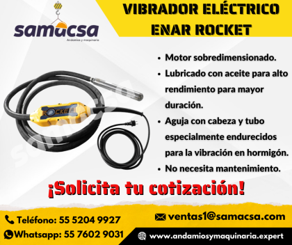 Vibradores Marca Rocket Enar, profesional