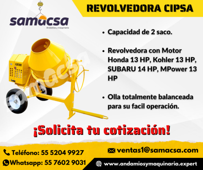 Revolvedoras Modelo maxi 20, profesional