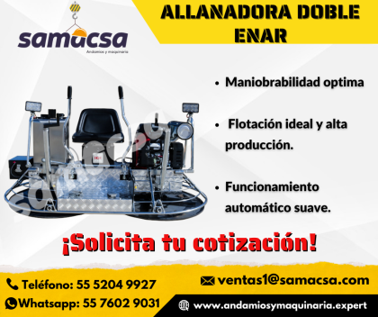 Allanadora modelo Doble Enar