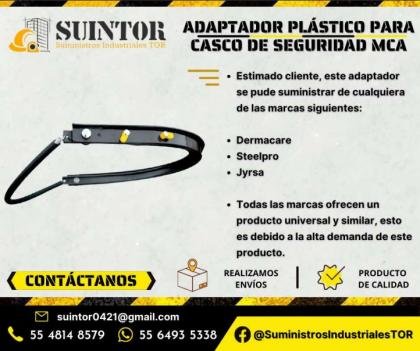Adaptador Plástico para Casco de Seguridad MCA