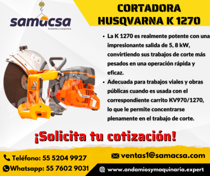 Cortadora Multiusos, Husqvarna k1270