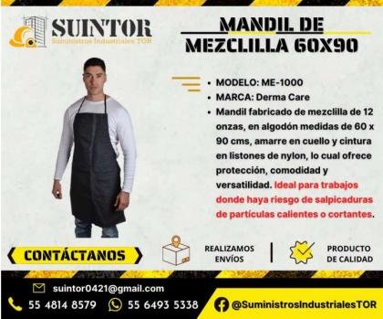 Mandil de Mezclilla 60X90