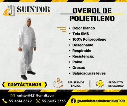Overol de Polietileno flexible.