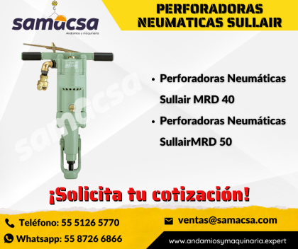 Perforadora sullair Neumatica