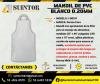 Mandil de PVC Blanco