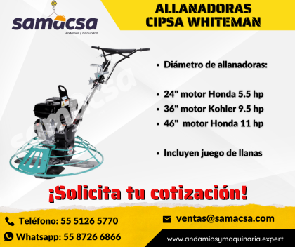 Allanadora CIPSA modelos de 4 aspas