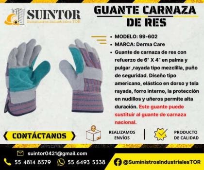 Guante de Carnaza Derma Care