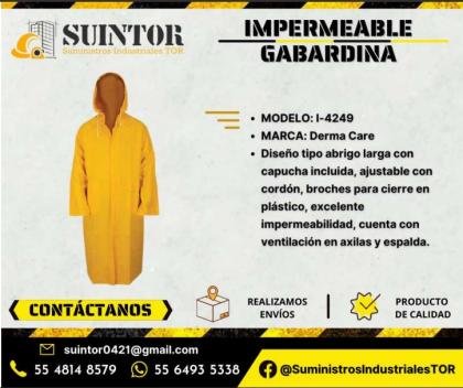 Impermeable Gabardina Derma Care