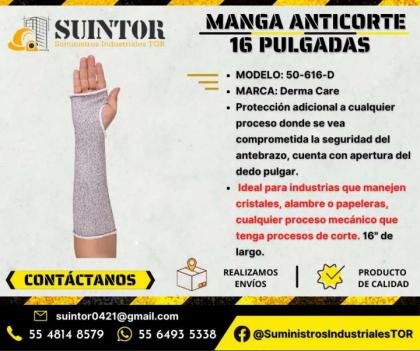Manga anticorte de 16” Derma Care
