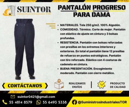 Pantalón Progreso para Dama 100% algodón
