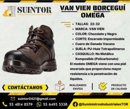 Van Vien Borcegui Omega casquillo no metalico