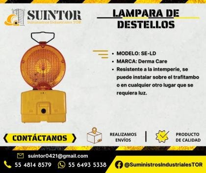 Lampara de Destellos resistente a la intemperie