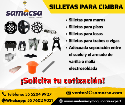 Silletas.-para cimbra.