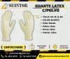 Guante de látex c/polvo modelo de varias tallas