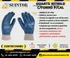 Guantes de Nitrilo c/forro Guante de algodón con niytilo