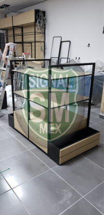 MOBILIARIO DE OFICINA A DISEÑO MELAMINAS, MDF Y/O AGLOMERADOS REFUERZOS METÁLICOS
