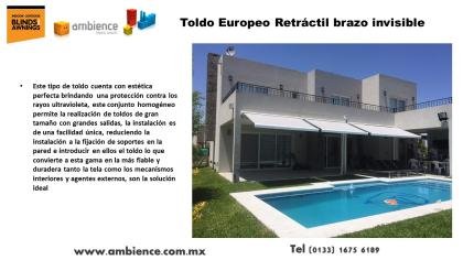 Cortinas Persiana Toldos proteccion lluvia sol viento en Guadalajara Jal