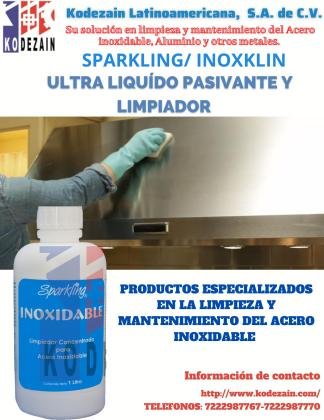 LIMPIADOR DE ACERO INOXIDABLE SPARKLING ULTRA