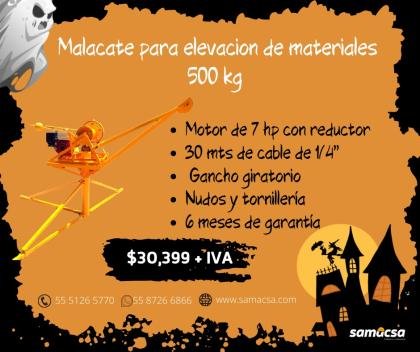 Malacate (PROMOCIÓN OCTUBRE)