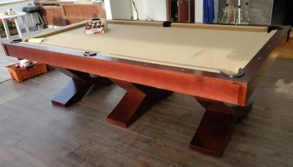 MESA DE BILLAR PATAS CRUZADAS