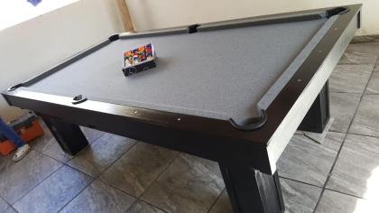 MESA DE BILLAR PIZARRA DE PIEDRA ESPAÑOLA Y PAÑO IMPORTADO