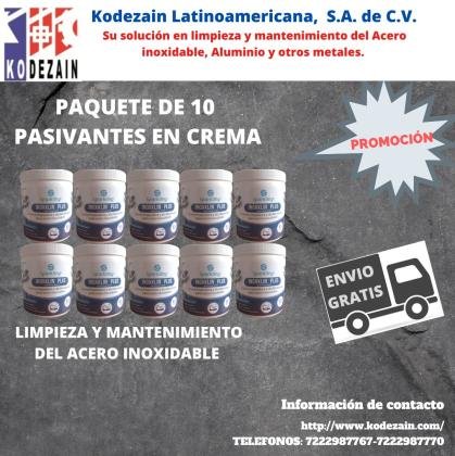 10 CREMAS PASIVANTES PARA ACERO INOXIDABLE