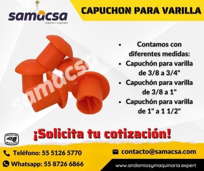 Capuchón de seguridad para varias medidas de varilla